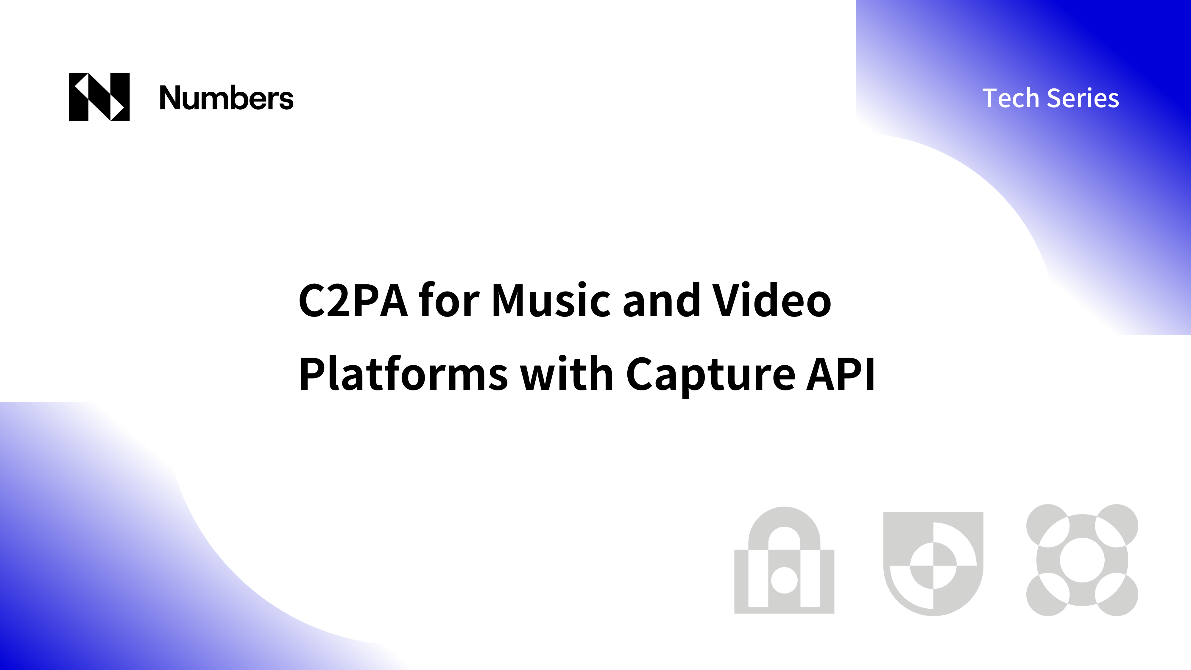 C2PA for Music and Video Platforms with Capture API